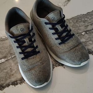 Peter Millar Gray and Navy Sneakers